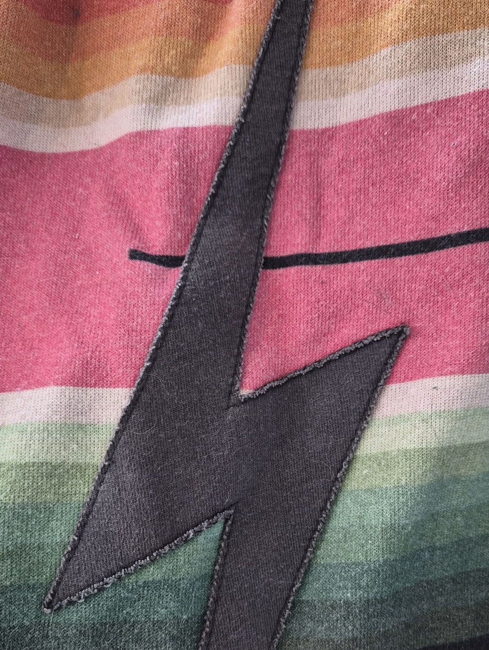 Aviator Nation Serape Bolt Stitch Sweatpants Size Large - Picture 3 of 4